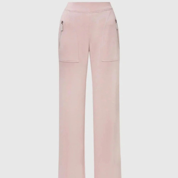 Bottega Veneta Pants Pink Track Sweat Size 40 Italy US 4 Wide Leg Flare Bootcut - Picture 2 of 16